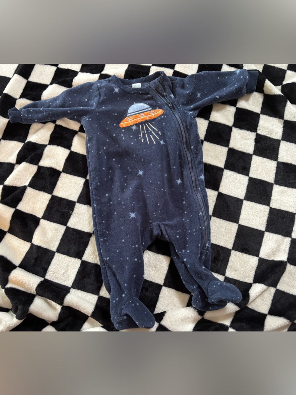 3 month pekkle space sleeper